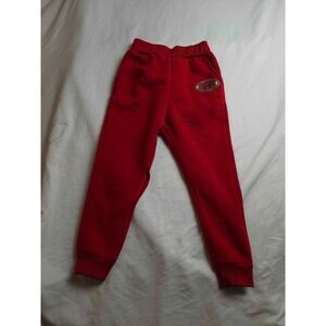 RND Sweatpants Boys 5 Red Football Patch School Soccer Athleisure Sporty Kidcore